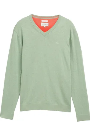 TOM TAILOR Trui Gebreide Trui Met V Hals 1039811xx10 37098 Mannen