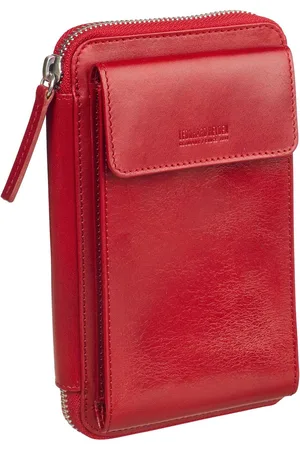 Leonhard Heyden Telefoontasje Schoudertas Cambridge Mobile Crossbody Donkerrood
