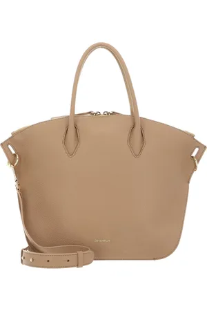 Coccinelle Leren Handtas Schoudertas Flare Hand Bag Grained Leather