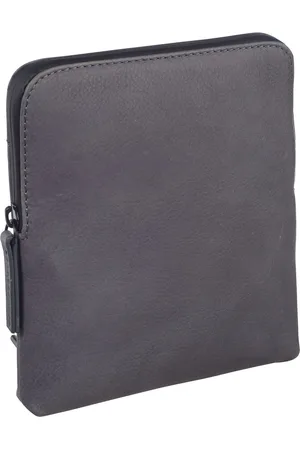 Leonhard Heyden Leren Schoudertas Den Haag Shoulder Bag Donkergrijs