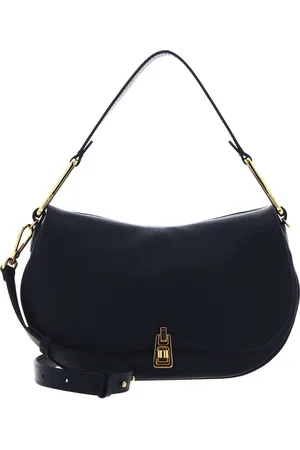 Coccinelle Leren Schoudertas Magie Handbag Donkerblauw