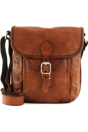 Campomaggi Leren Schoudertas Venere Crossbody Bag Bruine