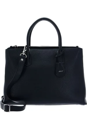 Abro+ Leren Business tas Schoudertas met laptopvak Leather Adria Businessshopper Busy Blauw