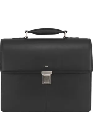 Golden head Afzonderlijke gevallen Schoudertas met laptopvak Polo Business Bag Zwart
