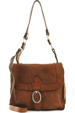 Campomaggi Leren Schoudertas Crossbody Bag Bruine
