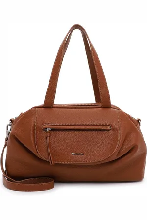 Tamaris Schoudertas Handtas Anuschka Bowlingbag Bruine