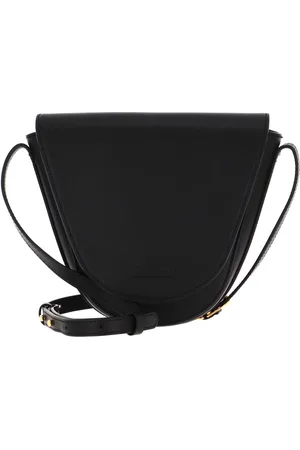 Coccinelle Leren Schoudertas Josephine Smooth Crossbody Zwart
