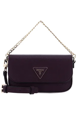 Guess Schoudertas Avondtas Brynlee Micro Mini Flap Donkerpaars