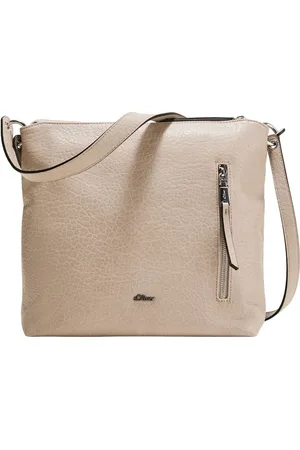 QS by s.Oliver Schoudertas Handbag Taupe