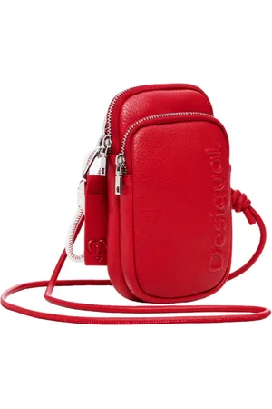 Desigual Telefoontasje Half Logo Phone Bag Rood