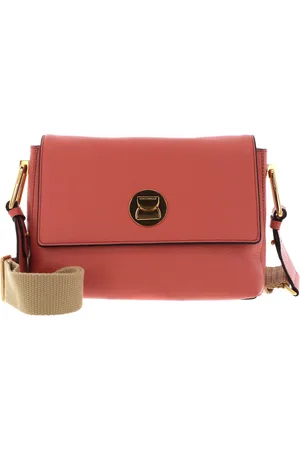 Coccinelle Leren Schoudertas Liya Shoulder Bag Oranje