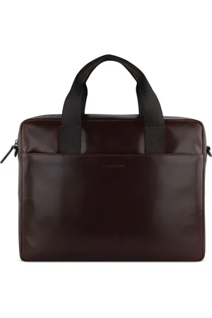 Bugatti Business tas Schoudertas met laptopvak Romano Briefcase Donkerbruin