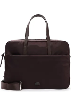 Tamaris Handtas Schoudertas met laptopvak Anna Business Bag Bruine