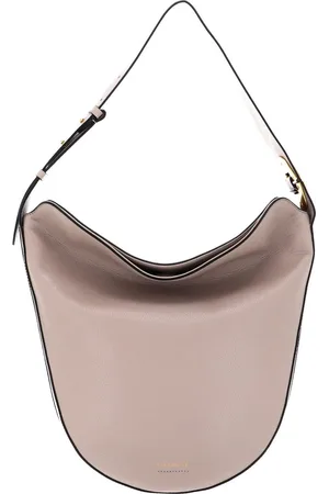 Coccinelle Leren Schoudertas Josephine Shoulder Bag Beige
