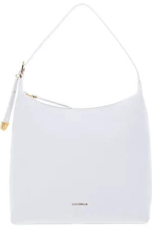 Coccinelle Leren Schoudertas Gleen Handbag Wit