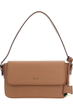 DKNY Schoudertas Avondtas Bibi EW Flap Shoulderbag Lichtbruin