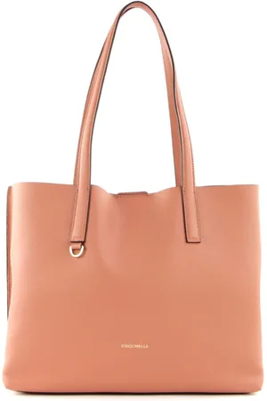 Coccinelle Leren Schoudertas Matinee Large Shoulder Bag Roze