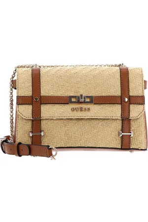 Guess Schoudertas Emilee Convertible Crossbody Flap Lichtbruin