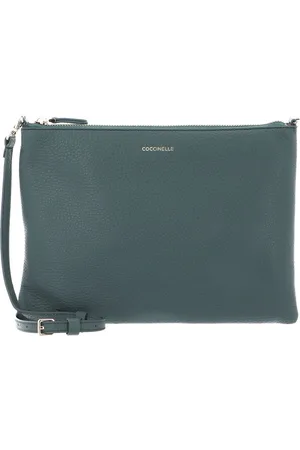 Coccinelle Leren Schoudertas Best Crossbody Bag Groen