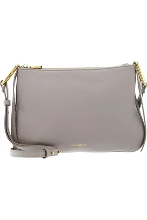 Coccinelle Leren Schoudertas Magie Mini Bag Beige