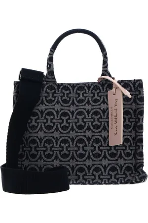 Coccinelle Handtas Schoudertas Never Without B. Monog. Den Handbag Denim Jacquard Veelkleurig