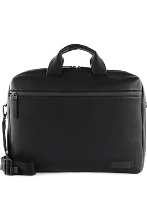 Jost Business tas Schoudertas met laptopvak Riga Business Bag Zwart