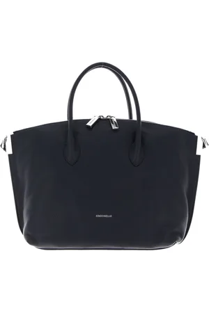 Coccinelle Leren Handtas Schoudertas Estelle Handbag Donkerblauw