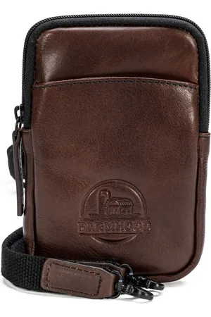 FARMHOOD Telefoontasje Memphis Phone Bag Donkerbruin