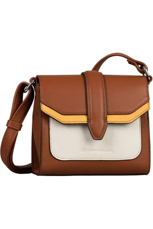 TOM TAILOR Schoudertas Amely Flap Bag Bruine