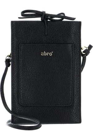 Abro+ Leren Telefoontasje Leather Dalia Phone Bag Raquel Zwart