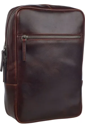 Leonhard Heyden Leren Schoudertas Slingtas Roma Crossbag Bruine