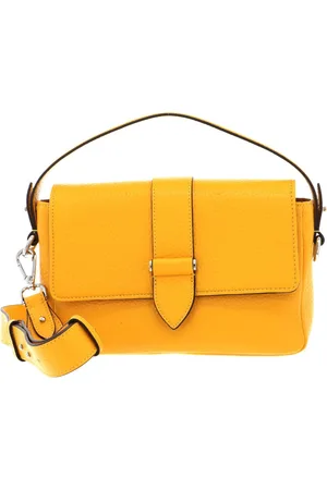 Decadent Leren Handtas Schoudertas Haley Handbag Geel