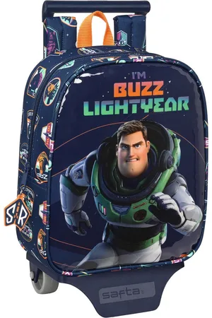 Buzz Lightyear Schoolrugzak met Wielen Marineblauw (22 x 27 x 10 cm)
