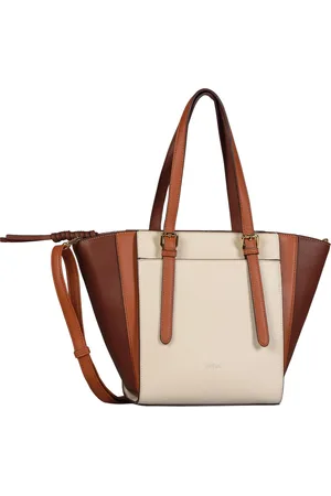 Gabor Handtas Schoudertas Tamina Zip Shopper Beige Bruine