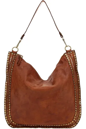 Campomaggi Leren Schoudertas Shoulder Bag Bruine