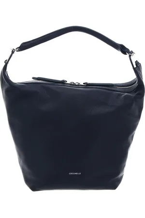 Coccinelle Leren Schoudertas Mintha Handbag Donkerblauw