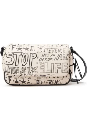 Desigual Schoudertas Bols Hansmade Tromso Crossbody Bag Beige Veelkleurig