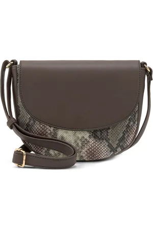 TOM TAILOR Schoudertas Esta Flap Bag Bruine Veelkleurig