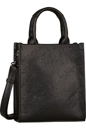 TOM TAILOR Schoudertas Handtas Denice Zip Tote Bag Zwart