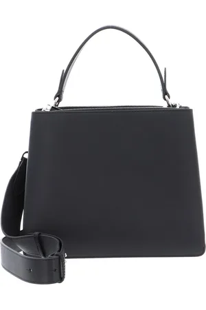 Decadent Leren Schoudertas Handtas Karolina Double Bag Zwart