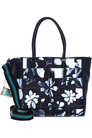 Gabs Leren Schoudertas Handtas Jessica Stampa Trip Shoulderbag Donkerblauw