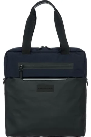 Porsche Design Schoudertas Laptoptas met laptopvak Urban Eco Shopper Zwart Blauw