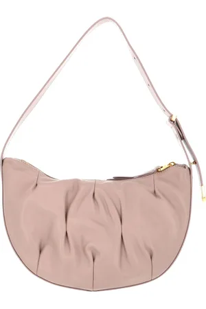 Coccinelle Leren Schoudertas Marquise Goodie Shoulderbag Beige