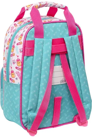 Merkloos Schoolrugzak The Bellies 20 x 28 x 8 cm Paars Turkoois