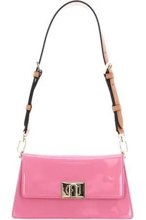 Furla Leren Schoudertas Avondtas Zoe Mini Shoulder Bag Roze