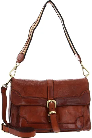 Campomaggi Leren Schoudertas Crossbody Bag Bruine