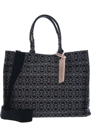 Coccinelle Handtas Schoudertas Never Without B. Monog. Den Handbag Denim Jaquard Veelkleurig