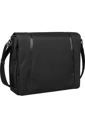 Leonhard Heyden Schoudertas Laptoptas met laptopvak Helsinki Shoulder Bag Zwart