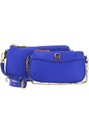 Guess Schoudertas Handtas Nell Double Pouch Crossbody Paars