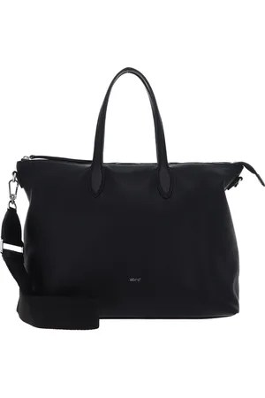 Abro+ Leren Schoudertas Handtas Leather Dalia Shopper Clivia Zwart
